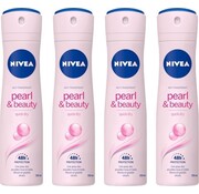 Nivea Pearl & Beauty - Deodorant Spray - 4x 150ml