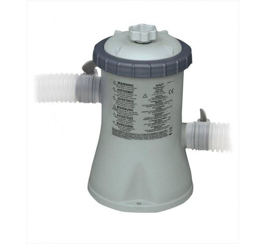 Krystal Clear - cartridge filterpomp - 1,3 M³/u - Ø32mm aansluiting - type H  filter cartridge