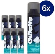 Gillette Scheerschuim - Sensitive - Voor de gevoelige huid - 6x 200ml