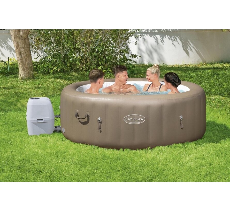 Lay-Z-Spa Palm Springs - Max 6 pers - 140 Airjets - Bubbelbad - Whirlpool