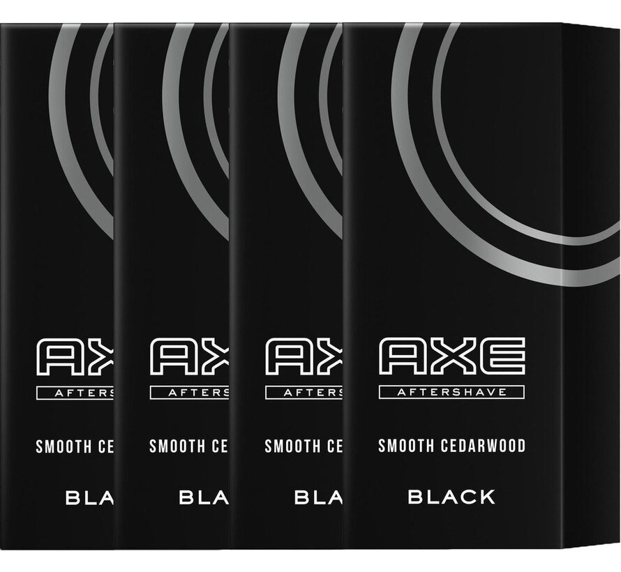 Aftershave Black - 4x 100ml