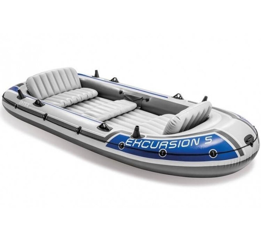 5-Persoons opblaasbare boot set - Excursion 5 - 366x168x43cm
