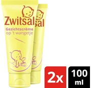 Zwitsal Baby Gezichtscrème - Op 't Wangetje - 2x 100 ml