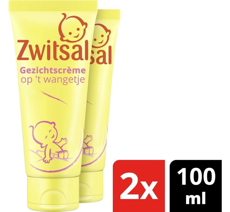 Baby Gezichtscrème - Op 't Wangetje - 2x 100 ml