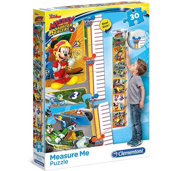 Clementoni Meetlat Puzzel Mickey Roadster Racers - 30 stukjes - Tot 140cm