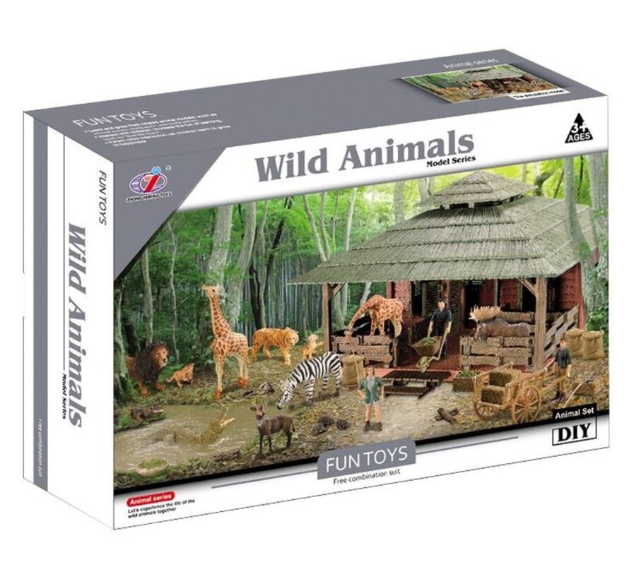 Boerderij met wilde dieren