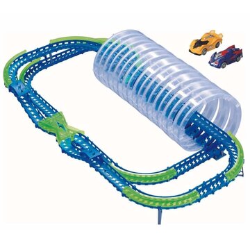 Wave Racers Spiral Frenzy Speedway - Racebaan - 9 Loopings - 2 Auto's - 99 Delig