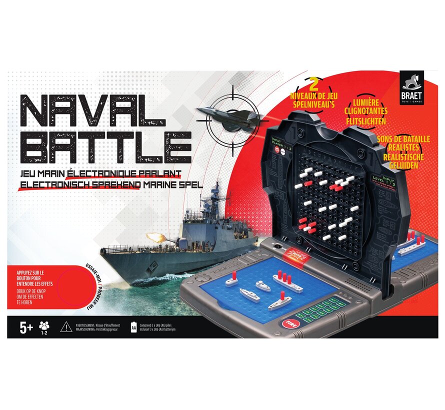 Elektronische Naval Battle - Strategisch Marine Spel NL/FR