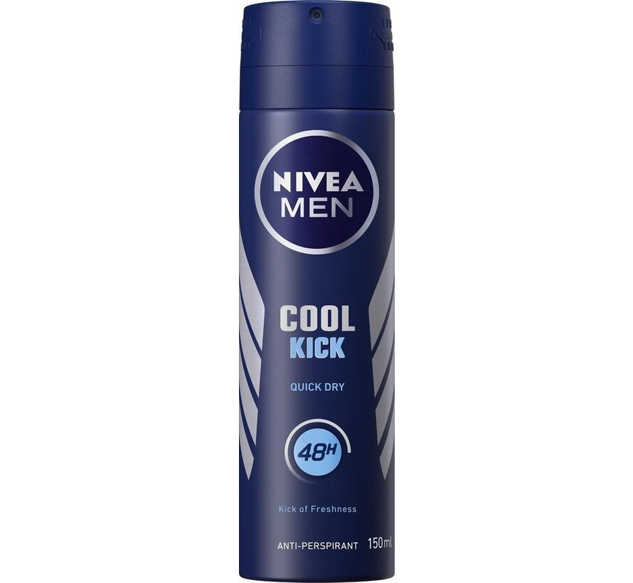 Men Cool Kick - Deodorant Spray - 6x 150ml - Voordeelverpakking