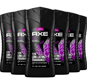 Axe Douchegel Excite Bodywash - 6x 250ml - Voordeelverpakking