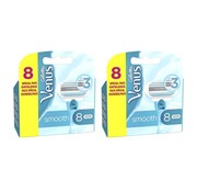 Gillette Venus Smooth - Close And Clean - 16 Navulmesjes (2x8)