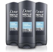 Dove Men+Care Clean Comfort - Douchegel - 3x 250ml