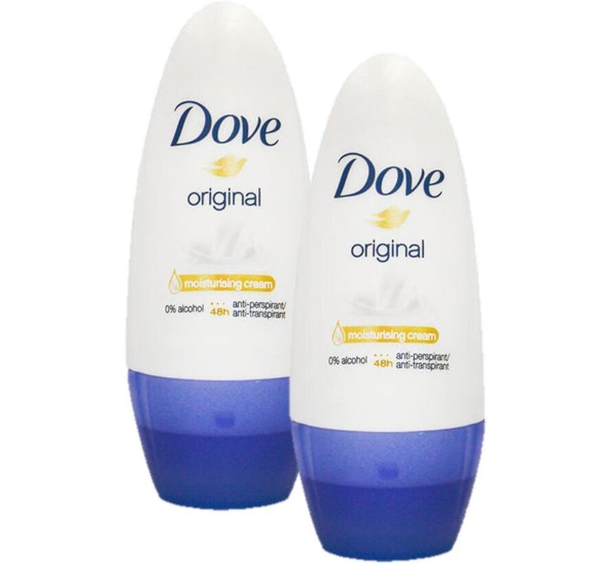 Original Anti-Transpirant - Deodorant Roller - 2x 50ml