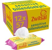 Zwitsal Sensitive - 684  Billendoekjes / Babydoekjes (12x57 stuks)