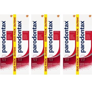 Parodontax Classic Original - Tandpasta - 6x 75ml - Voordeelverpakking