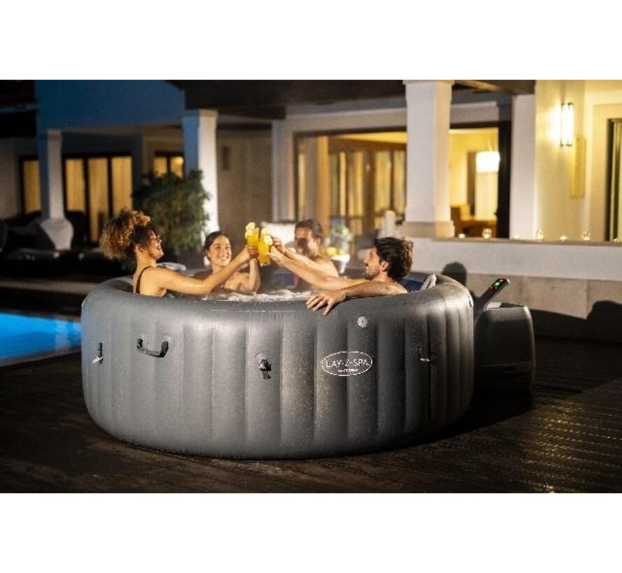 Lay-Z-Spa Santorini hydrojet pro - Max 7 pers - 10 hydrojets - 180 Airjets - 216cm - Jacuzzi - Whirlpool