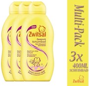 Zwitsal Baby Schuimbad / Badschuim Zeepvrij - 3x 400ml