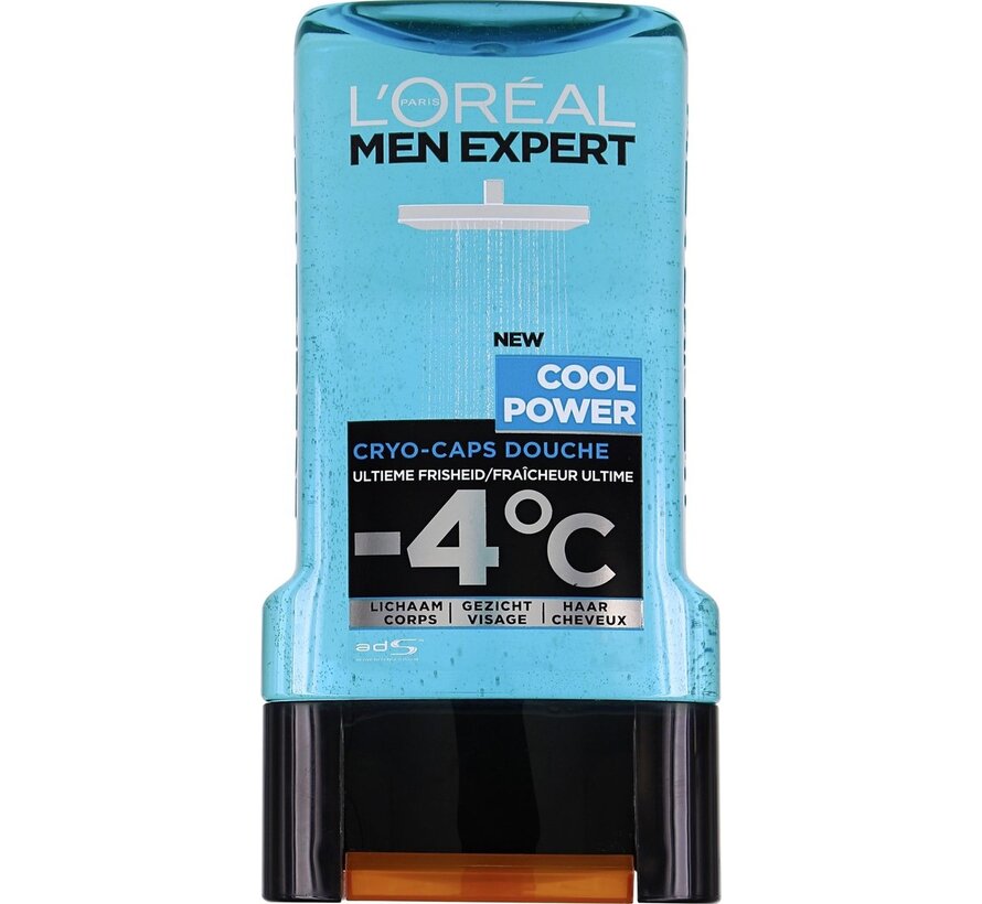 Men Expert XL - Cool Power - 3in1 gezicht, lichaam en haar - 300ml