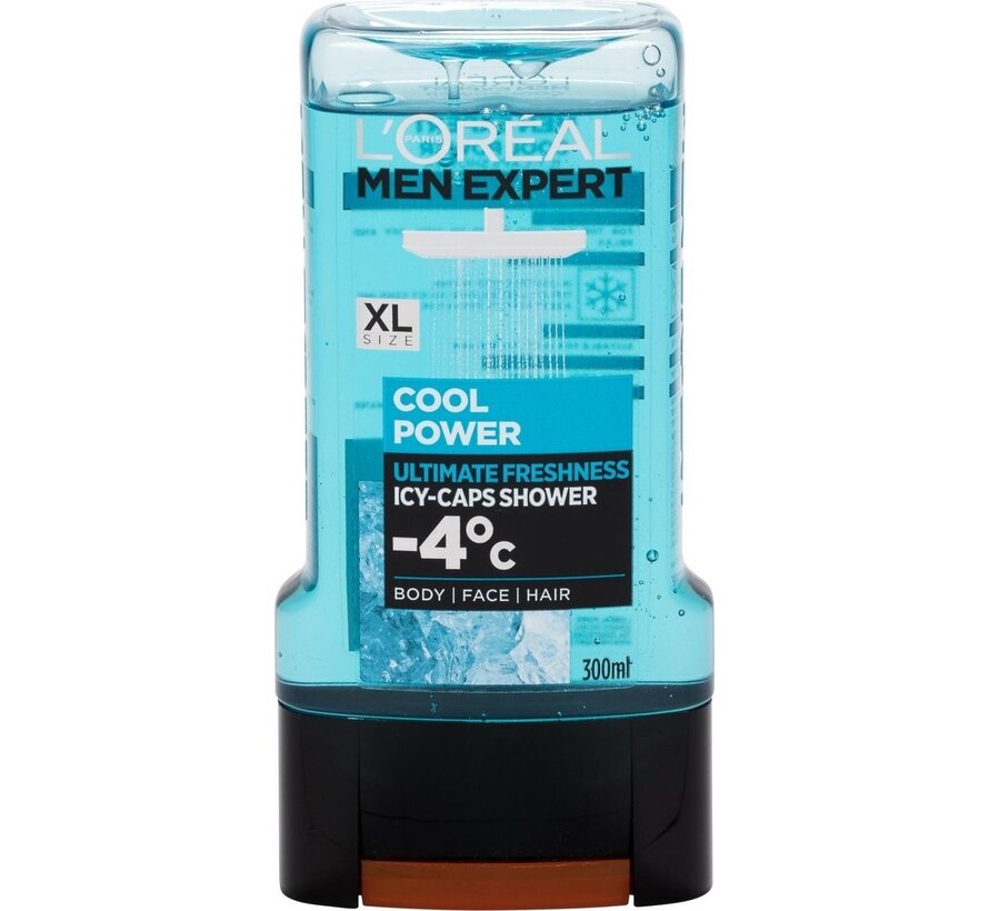 Men Expert XL - Cool Power - 3in1 gezicht, lichaam en haar - 300ml