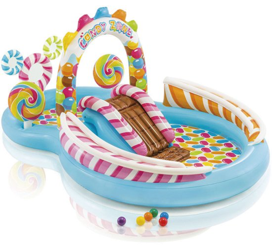 Opblaasbaar Speelzwembad - Candy Zone - 295x191x130cm