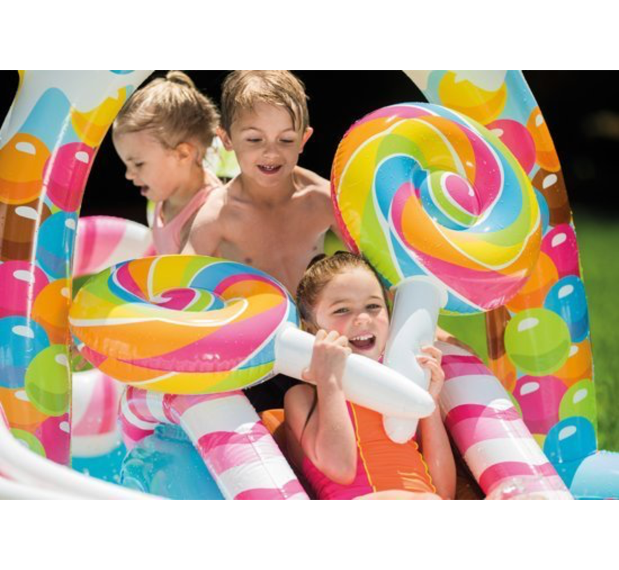 Opblaasbaar Speelzwembad - Candy Zone - 295x191x130cm