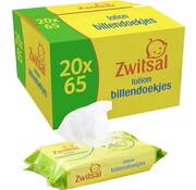 Zwitsal Lotion - 1300  Billendoekjes / Babydoekjes (20x65 stuks)