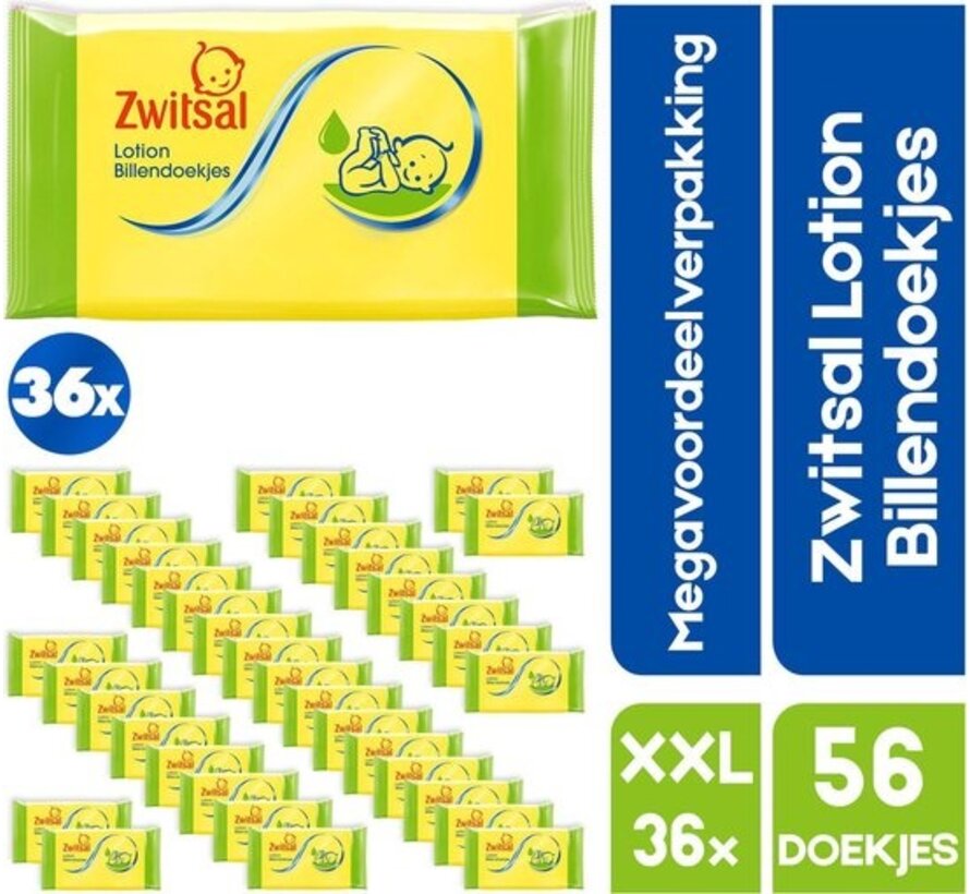 Lotion - 2340  Billendoekjes / Babydoekjes (36x65 stuks)