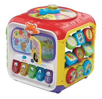 VTech Baby Activiteiten Kubus - Educatief Babyspeelgoed - rood