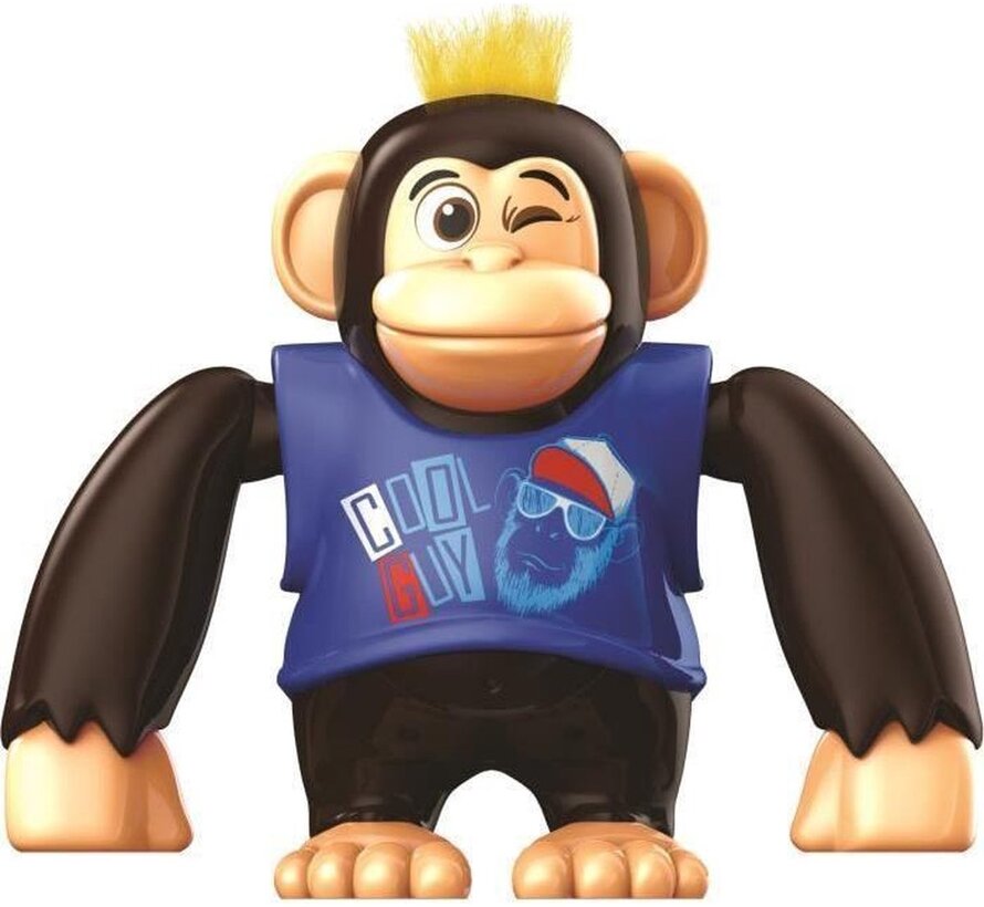 YCOO - Chimpy the Monkey - Blauw - 88564 - Interactief