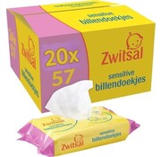 Zwitsal Sensitive - 1140Billendoekjes / Babydoekjes (20x57 stuks)