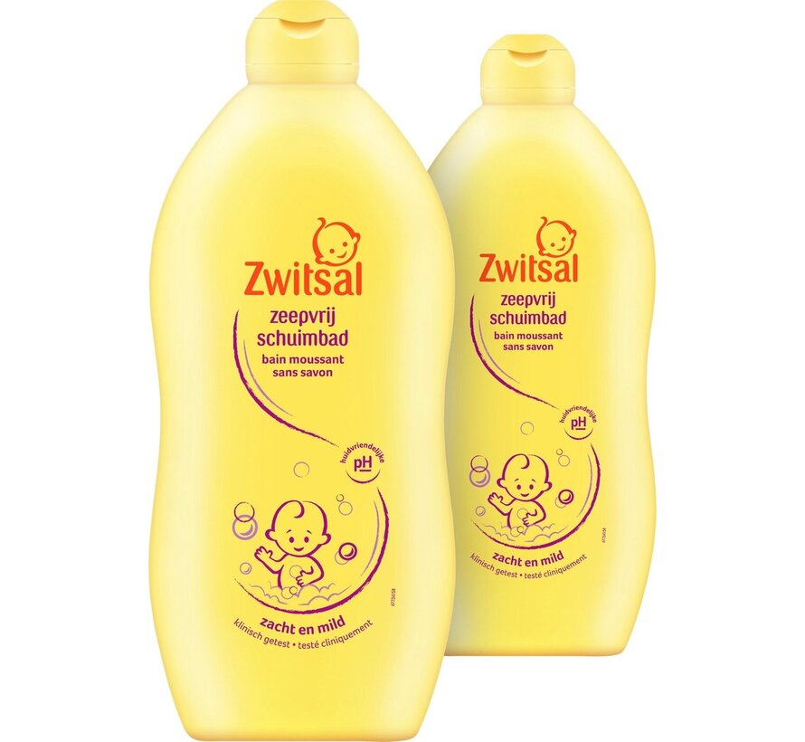 Baby Schuimbad / Badschuim Zeepvrij - 2x 700ml