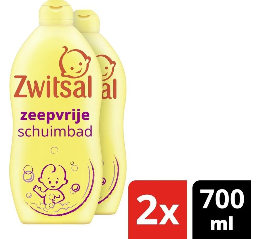 Baby Schuimbad / Badschuim Zeepvrij - 2x 700ml