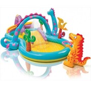 Intex Dinoland speelzwembad - met glijbaan - met sproeier - 333x229x112cm