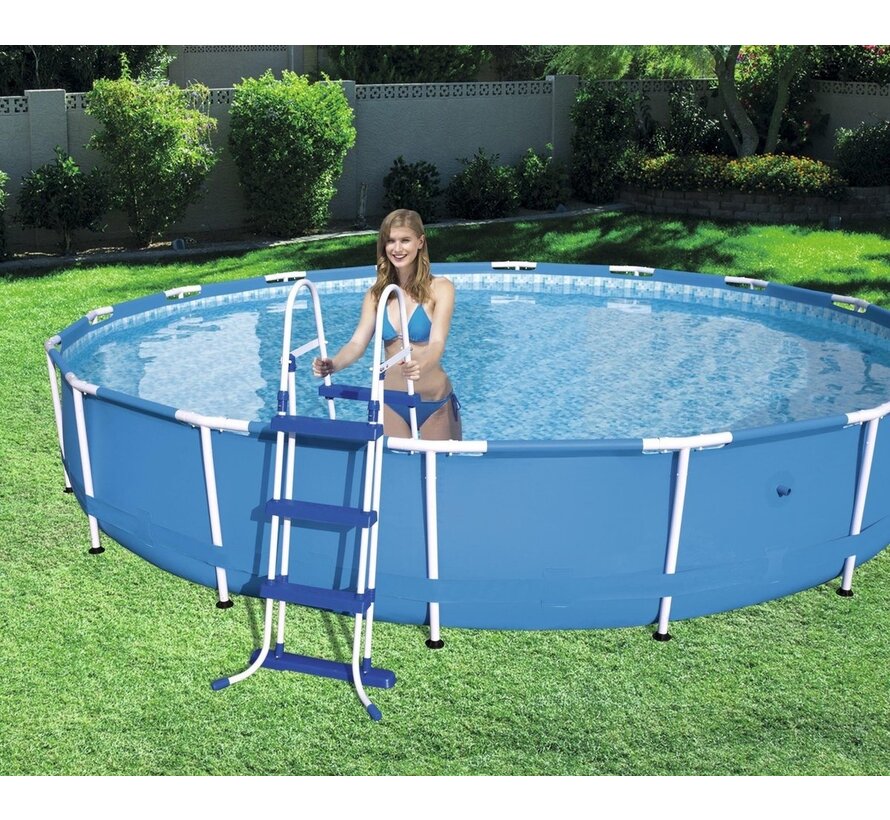 Flowclear Zwembadtrap - voor baden van 91cm - 107cm hoog