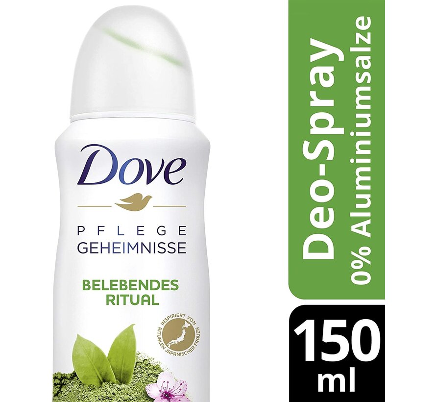 Matcha groene thee en kersenbloesem 0% - Deodorant Spray - 150ml