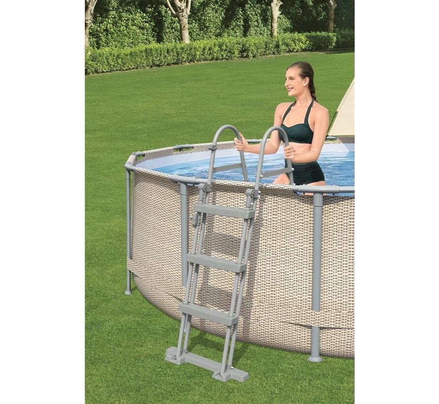 Zwembadtrap - voor baden van 91cm - 107cm hoog