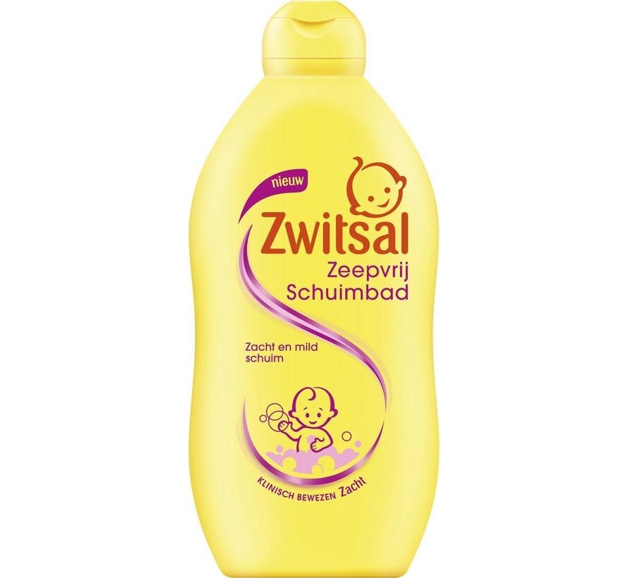 Baby Schuimbad / Badschuim Zeepvrij - 6x 400ml  - Voordeelverpakking