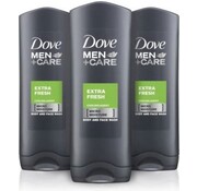 Dove Men+Care Extra Fresh - Douchegel - 3x 400ml