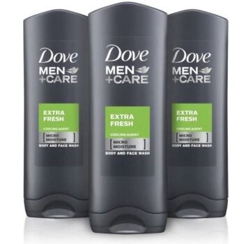 Dove Men+Care Extra Fresh - Douchegel - 3x 400ml