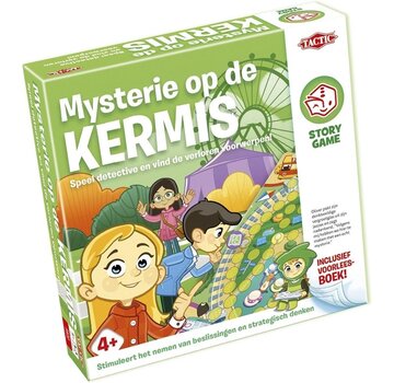 Tactic Story Game - Mysterie op de Kermis - Kinderspel - Inclusief voorleesboek