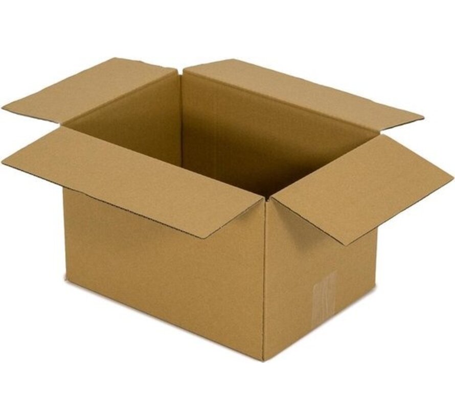 30 stuks - Amerikaanse Vouwdoos enkel golf 305x220x200mm (30x22x10cm)