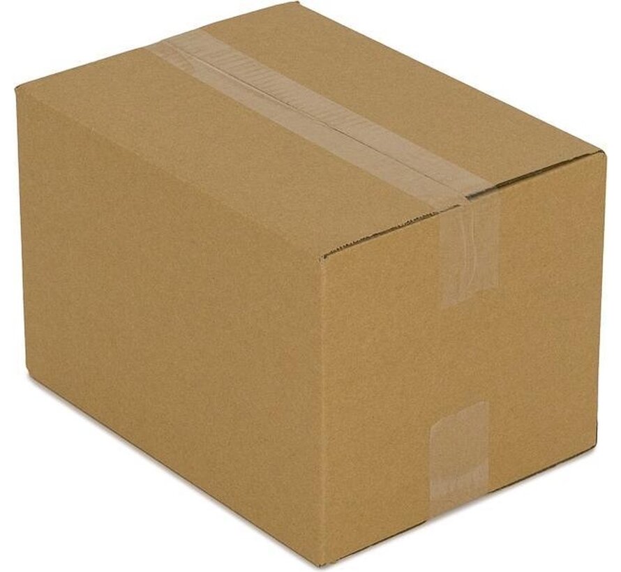 30 stuks - Amerikaanse Vouwdoos enkel golf 305x220x200mm (30x22x10cm)