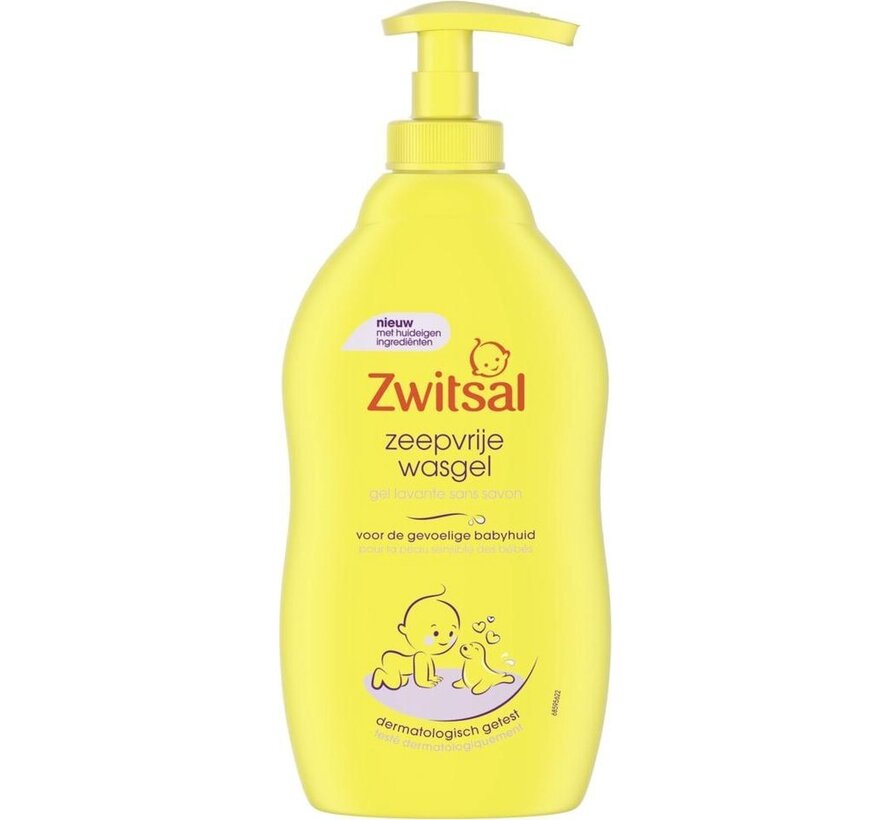 Baby Zeepvrije Wasgel - Extra mild & zacht - Met Pompje - 3x 400ml