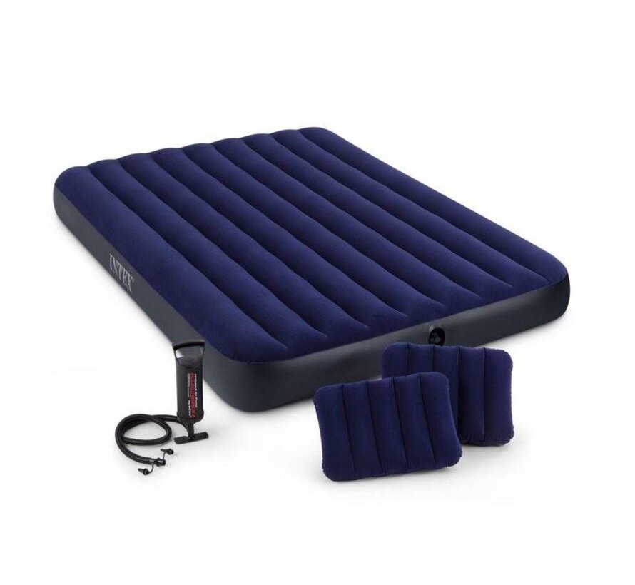 Classic Downy Queen 2-Persoons Luchtbed Set (203x152x25cm) c