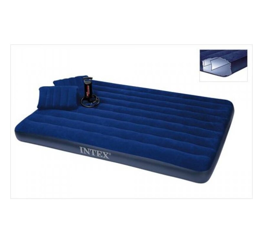 Classic Downy Queen 2-Persoons Luchtbed Set (203x152x25cm) c