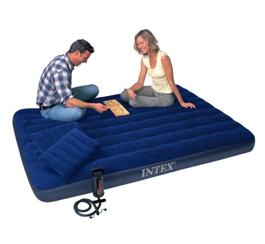 Classic Downy Queen 2-Persoons Luchtbed Set (203x152x25cm) c