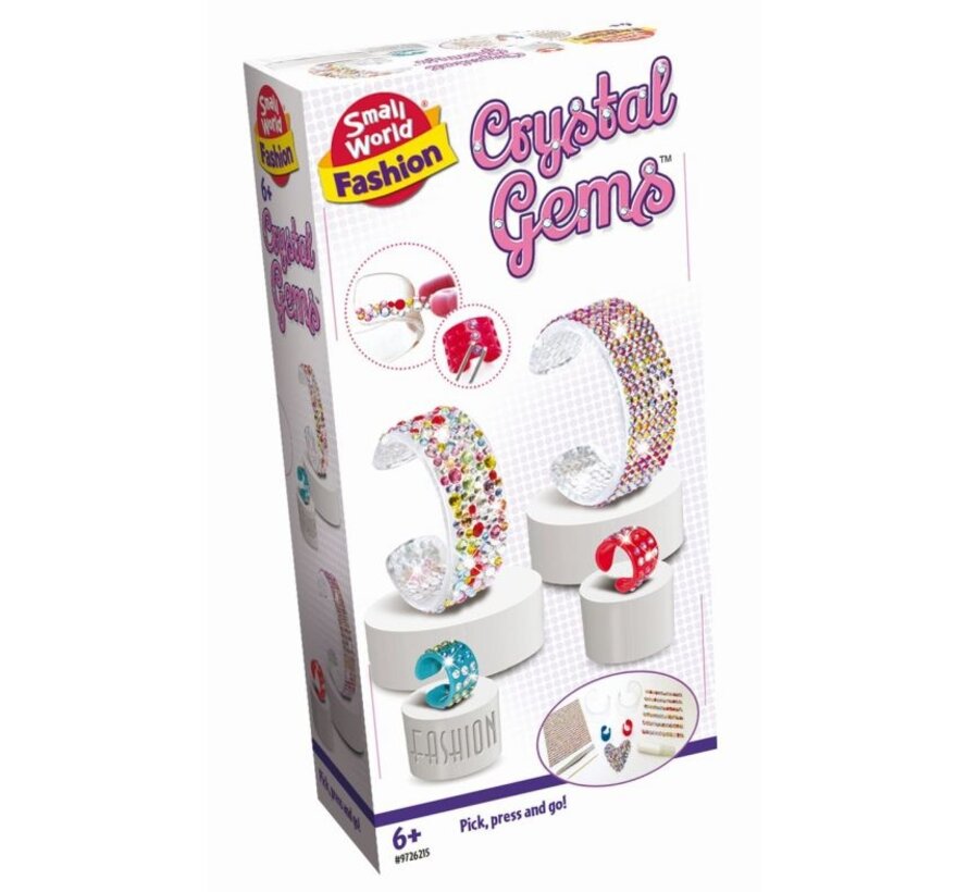 Crystal Gems - Armbandjes en ringen maken met kristallen edelstenen