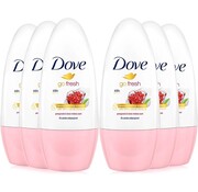 Dove Go Fresh Granaatappel & Lemon - Deodorant Roller - 6x 50ml