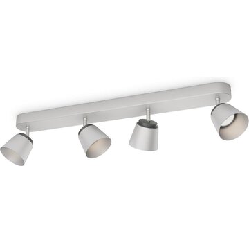 Philips MyLiving LED Dender plafondlamp - mat chroom 4W (4-spots)