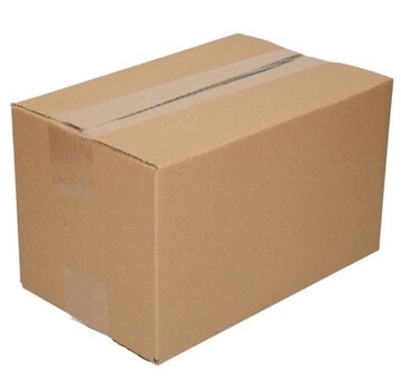 Huismerk 25 Stuks - Amerikaanse vouwdoos - enkel golf 200x150x120mm (20x15x12cm)